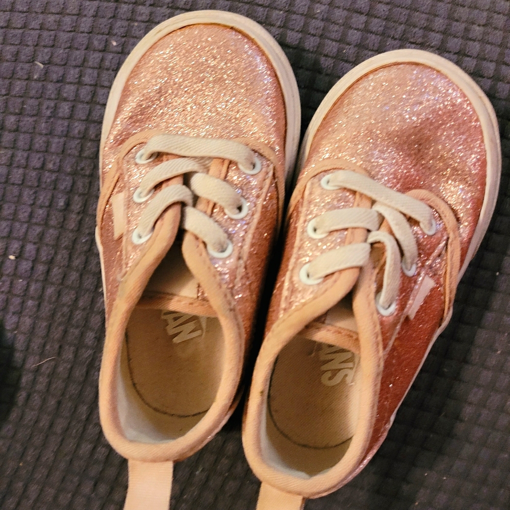 Sparkly pink vans